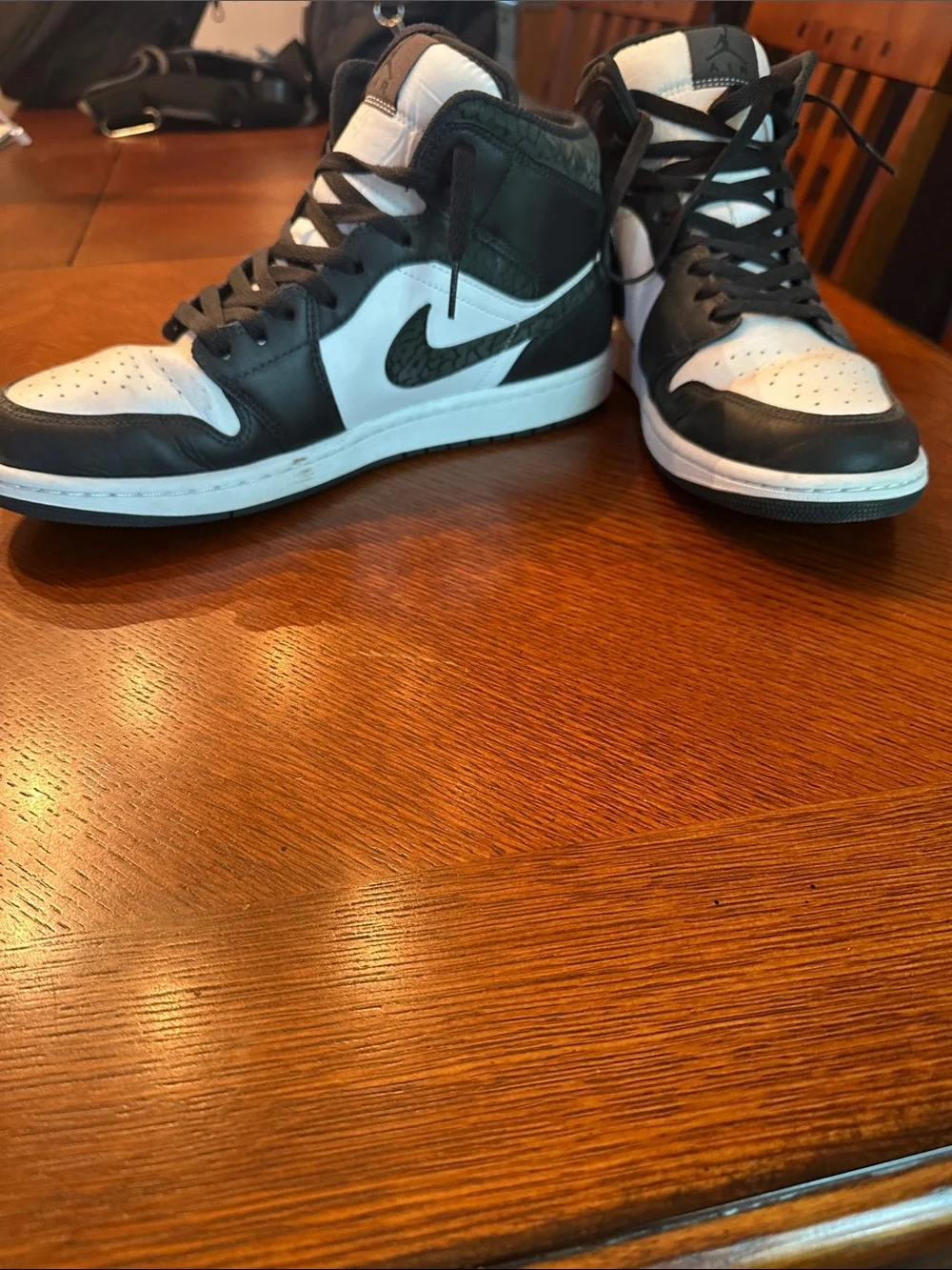 Jordan High-Top Sneakers - Black & White